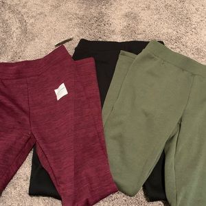 Old Navy Youth XL fleece lined leggings lot of 3